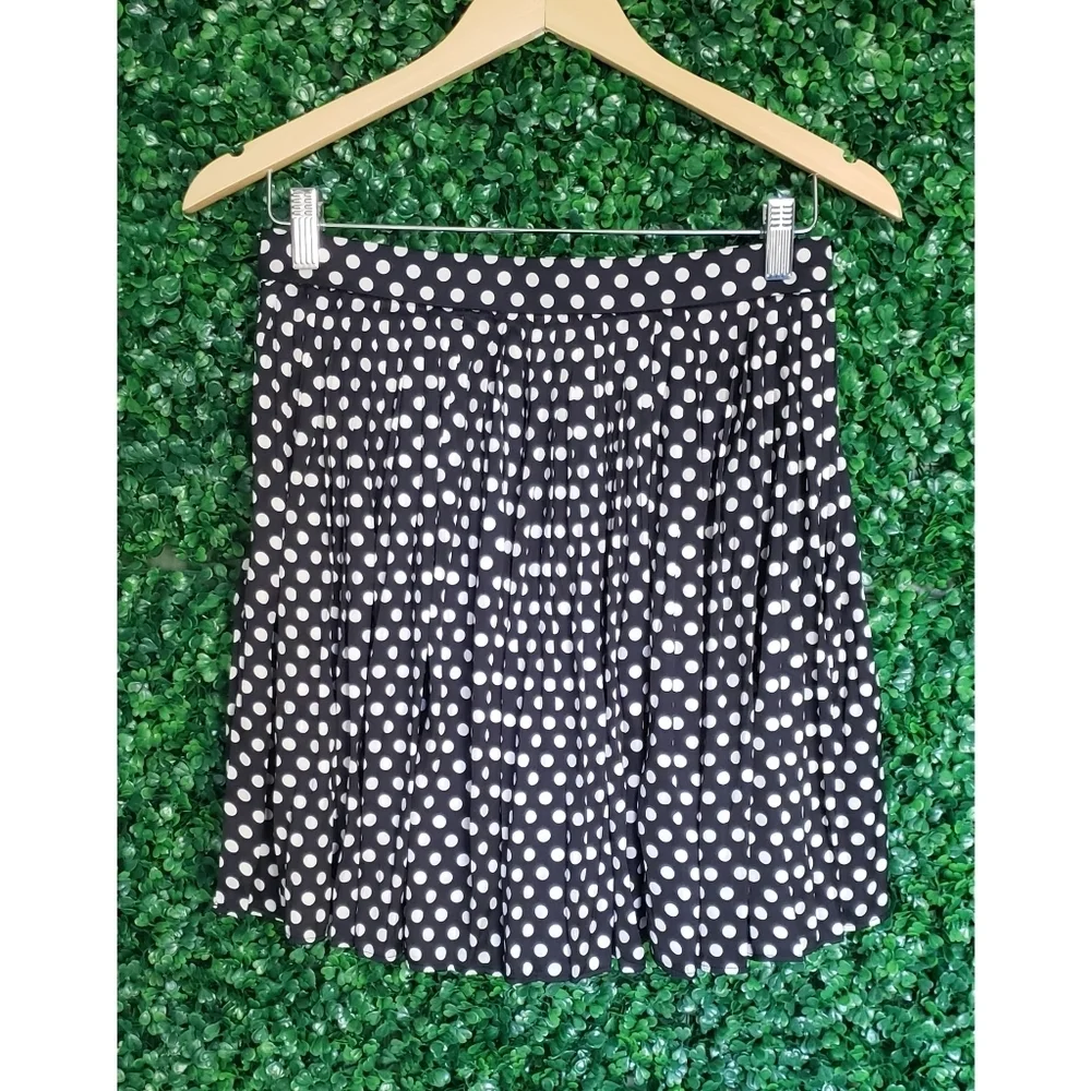 30. J.Crew Featherweight satin mini skirt in dot